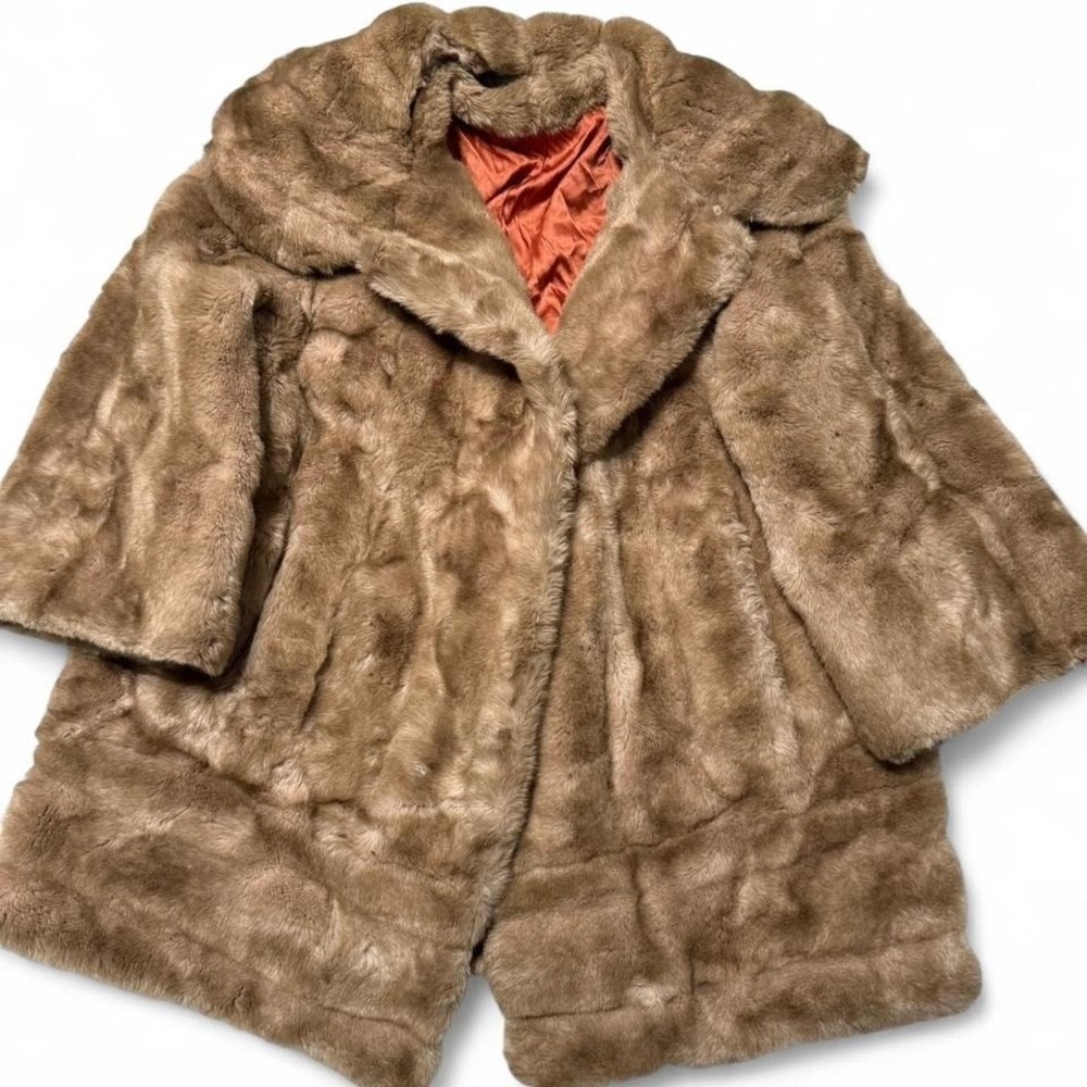 Vintage Paris Faux‎ Fur Coat ✨ Tissavel France | Old Money Winter - Picture 2 of 7